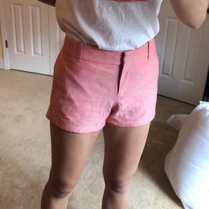 Pink chino shorts